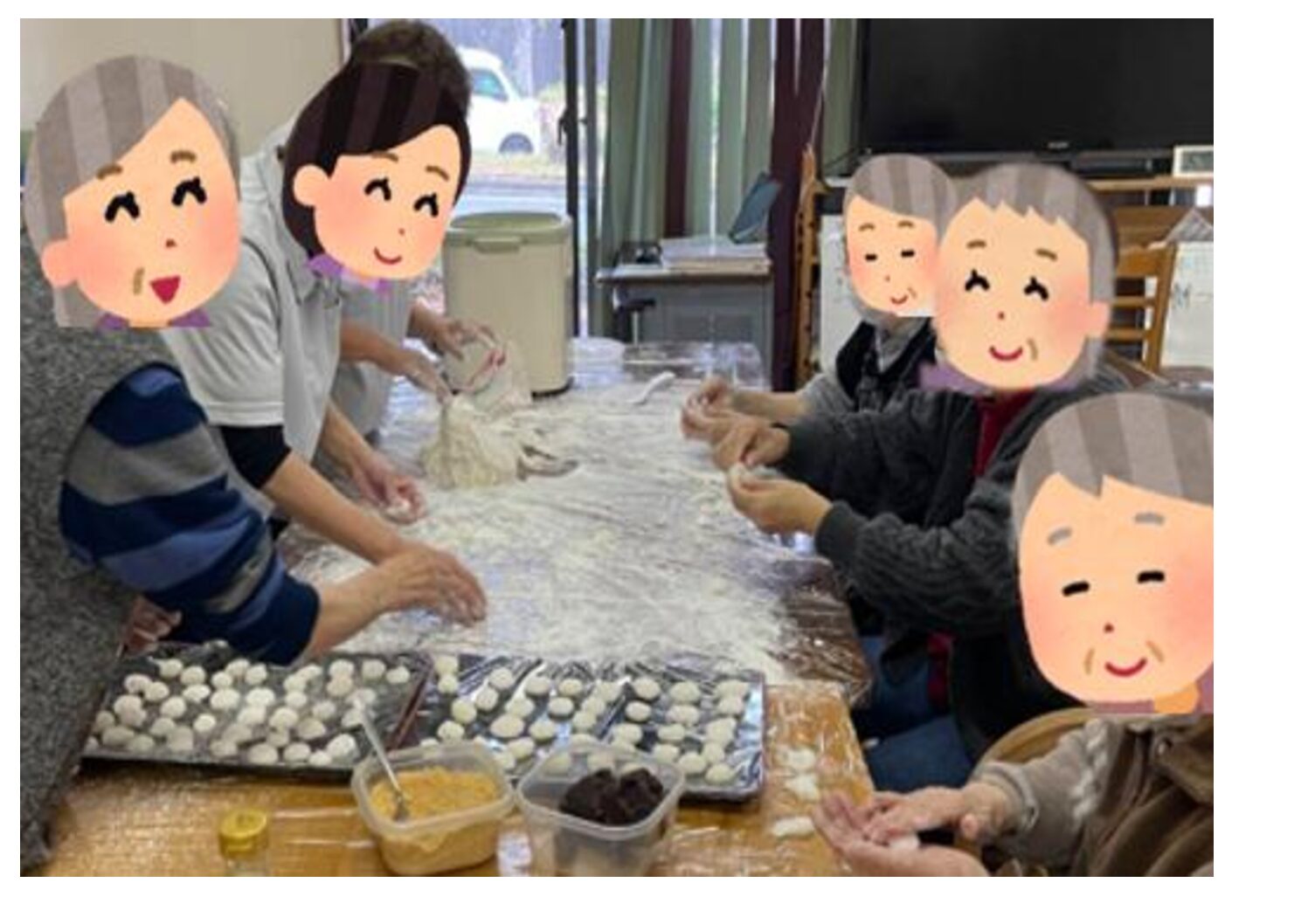 お餅大会を行いました！